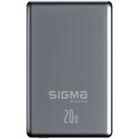 Батарея универсальная Sigma X-power SI05A7QL-MAG 5000mAh, Magnetic wireless 15W, PD, QC, 20Wmax, MagSafe (4827798359419)