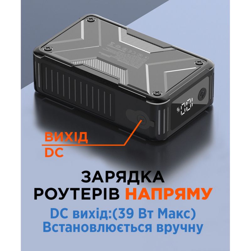 Батарея универсальная Sigma X-power SI20A11QLX-DC 20000mAh, 65W, DC-output 9-22V, outdoor style (4827798844014)