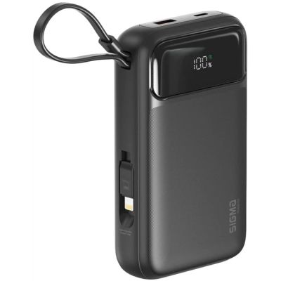 Батарея универсальная Sigma X-power SI20A8QL-MAG 20000mAh, Magnetic wireless 15W, PD, QC, 22,5W, MagSafe (4827798434611)