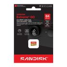 Карта памяти SanDisk 64GB microSDXC C10 UHS-I U3 A2 V30 R170/W80MB/s Extreme GO (SDSQXGN-064G-GN6MN)
