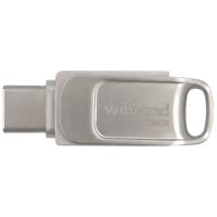 USB флеш накопитель Wibrand 128GB Bee Silver USB 3.2/Type-C (WI3.2TC/BE128TC039S)
