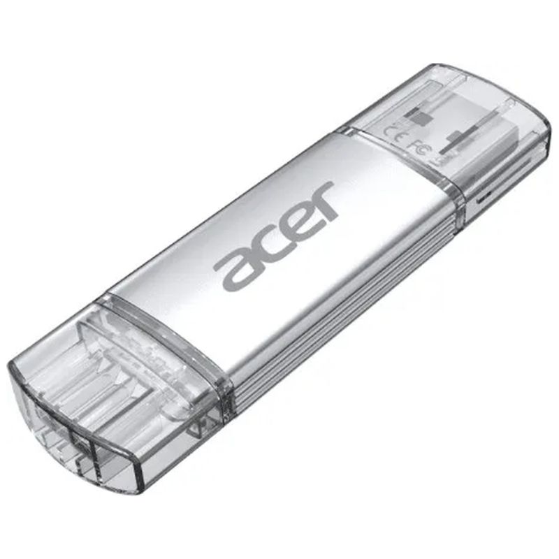 USB флеш накопитель Acer 32GB UP300 Silver USB 3.2/Type-C (BL.9BWWA.588)