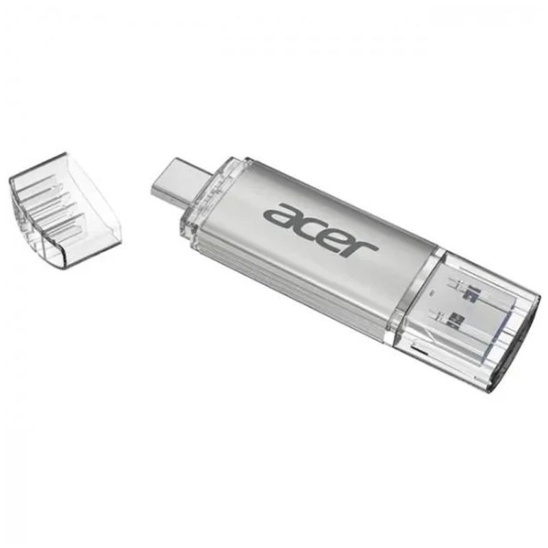 USB флеш накопитель Acer 32GB UP300 Silver USB 3.2/Type-C (BL.9BWWA.588)
