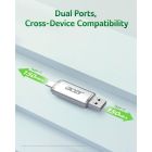 USB флеш накопитель Acer 32GB UP300 Silver USB 3.2/Type-C (BL.9BWWA.588)