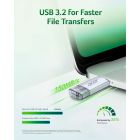USB флеш накопитель Acer 32GB UP300 Silver USB 3.2/Type-C (BL.9BWWA.588)