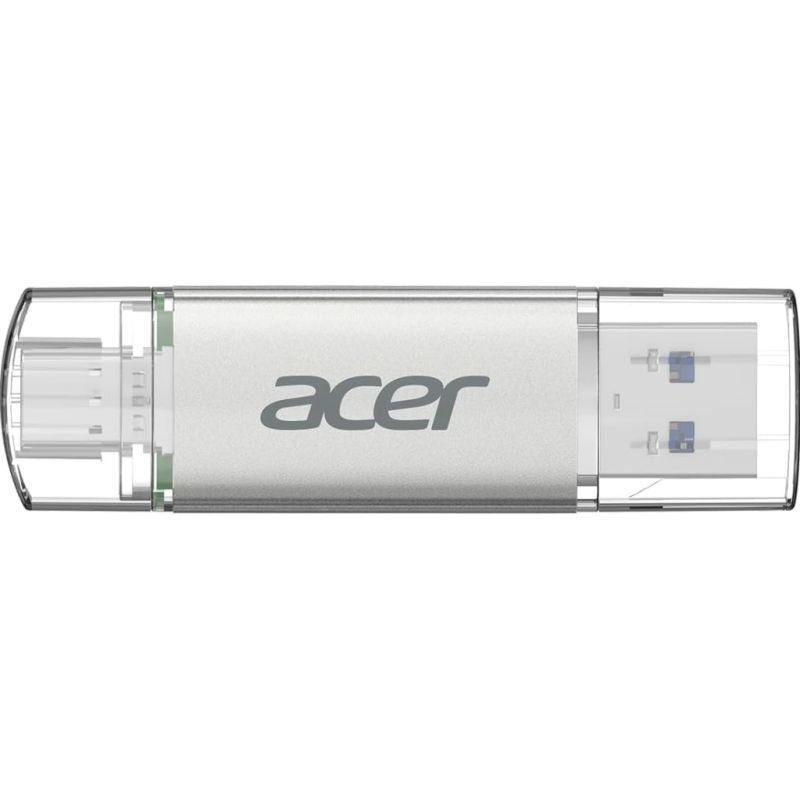 USB флеш накопитель Acer 32GB UP300 Silver USB 3.2/Type-C (BL.9BWWA.588)