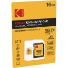 Карта памяти Kodak 16GB microSDHC class 10 UHS-I (EKMSDM16GHC10J60K)
