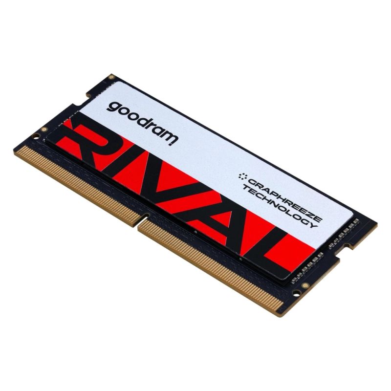 Модуль памяти для ноутбука SoDIMM DDR5 32GB (2x16GB) 5600 MHz Rival Goodram (GGEES5-56L40S/32GDC)