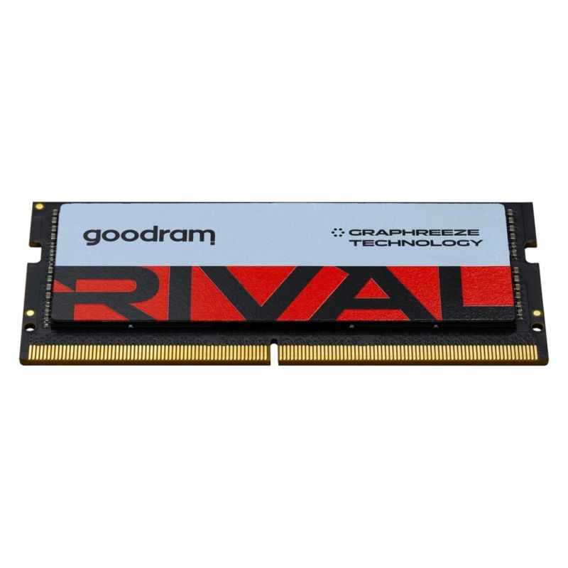 Модуль памяти для ноутбука SoDIMM DDR5 32GB (2x16GB) 5600 MHz Rival Goodram (GGEES5-56L40S/32GDC)