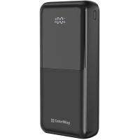 Батарея универсальная ColorWay 20 000 mAh DigiPower PD/22.5W, QC/4.0, Black (CW-PB200LP01BK)