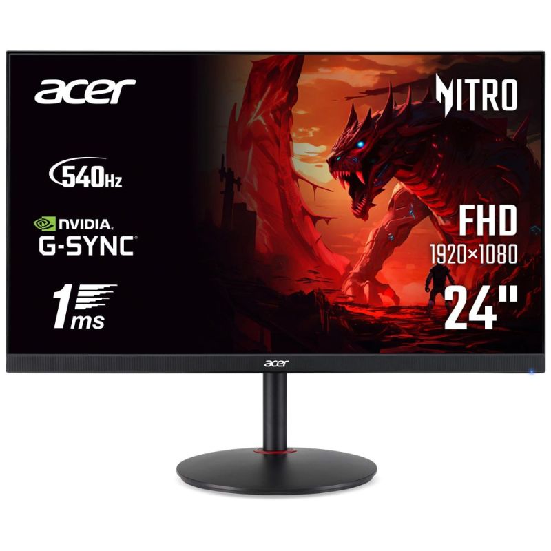 Монiтор Acer 24.1" Acer Nitro XV242Fbmiiprx TN Black 540Hz (UM.FX2EE.F01)