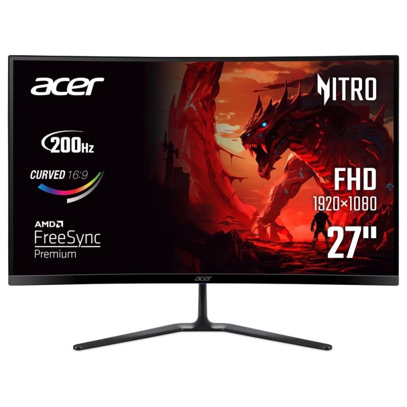 Монитор Acer 27" Nitro ED270X0biip IPS Black 200Hz Curved (UM.HE0EE.001)