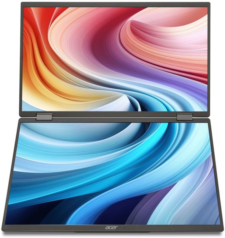 Монитор Acer 15.6" Dual Portable PD163QTbmiuux IPS Black (UM.ZP3EE.011)