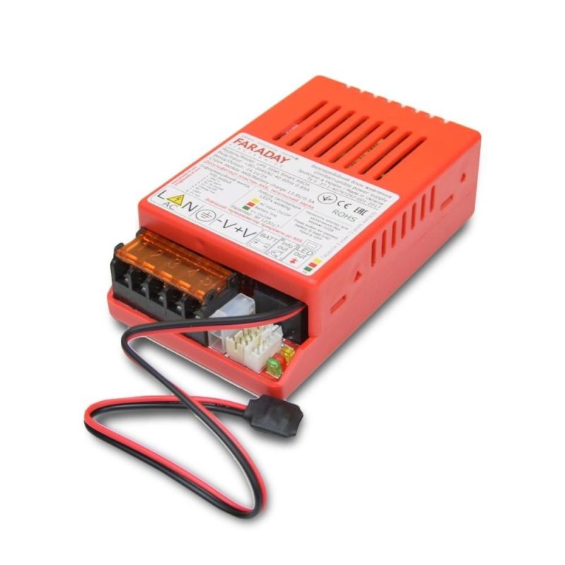 Блок питания Faraday Electronics БП UPS 35W Smart ASCH PL (LFP) под аккумулятор LiFePO4 8 Ач в пластиковом корпусе (UPS 35W Smart ASCH PL (LFP) 8 Ач)