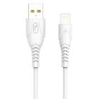 Кабель SkyDolphin S08L USB - Lightning (M/M), 1 м, White (USB-000560)