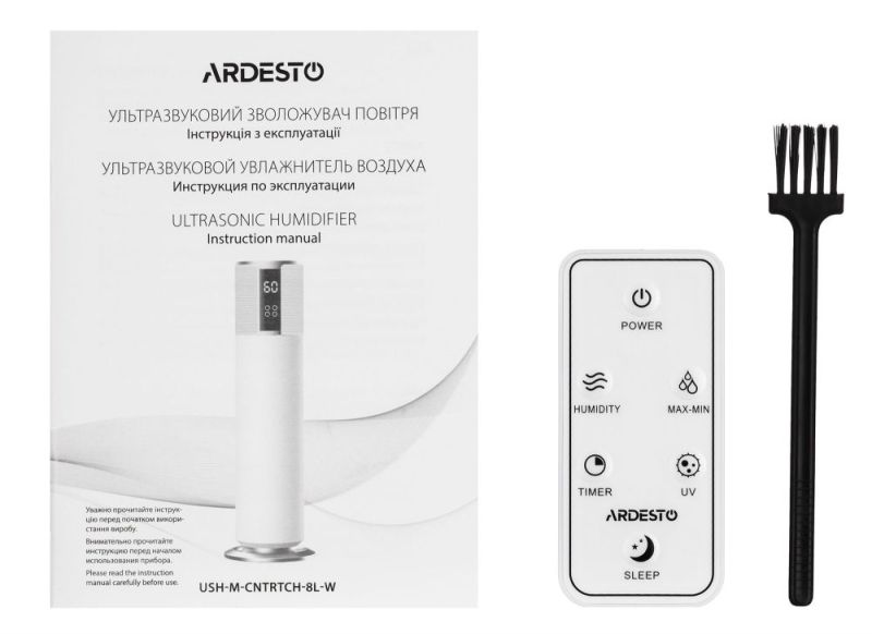 Зволожувач повітря Ardesto (USH-M-CNTRTCH-8L-W)