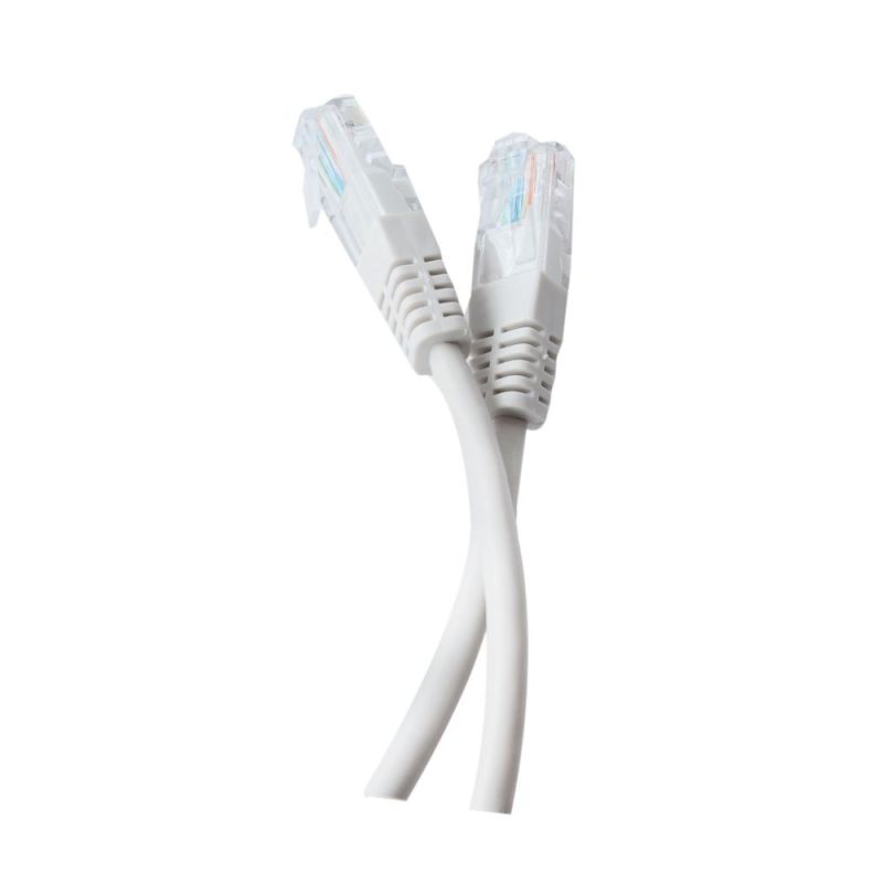 Патч-корд литой Tecro, RJ45, Cat.5e, 5m, серый (UTP-RJ45-0500)