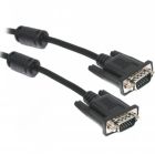 Кабель Maxxter VGA - VGA (M/M), HD15, 3+4C, з 2-ма феритами, 3 м, чорний пакет (V-VGA-10)