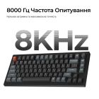 Клавиатура беспроводная Keychron V1 Ultra Keychron Red Switch Black RGB (V1U-D1-UA)