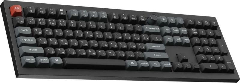 Клавиатура беспроводная Keychron V6 Ultra Keychron Red Switch Black RGB (V6U-D1-UA)