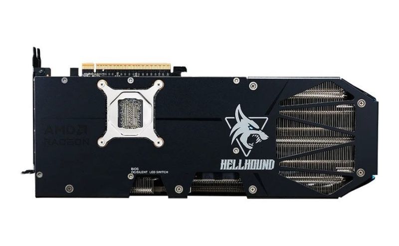 Видеокарта AMD Radeon RX 9070 XT 16GB GDDR6 Hellhound PowerColor (RX9070XT 16G-L/OC) (RX 9070 XT 16G-L/OC)