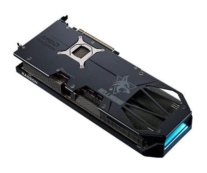 Видеокарта AMD Radeon RX 9070 XT 16GB GDDR6 Hellhound PowerColor (RX9070XT 16G-L/OC) (RX 9070 XT 16G-L/OC)
