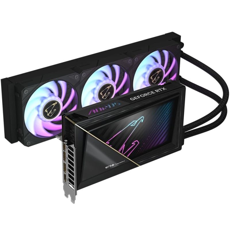 Відеокарта GF RTX 5090 32GB GDDR7 Aorus Xtreme Waterforce Gigabyte (GV-N5090AORUSX W-32GD)