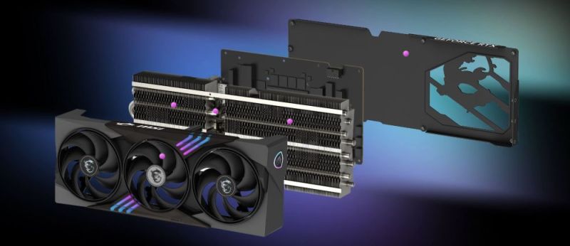 Видеокарта GF RTX 5090 32GB GDDR7 Gaming Trio OC MSI (GeForce RTX 5090 32G GAMING TRIO OC)