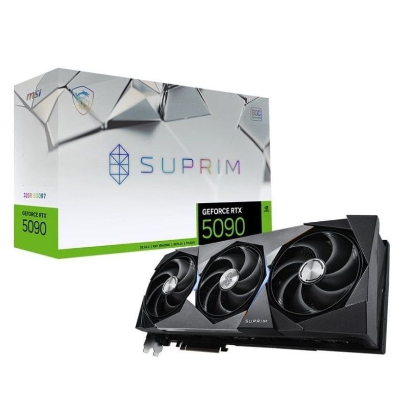 Відеокарта GF RTX 5090 32GB GDDR7 Suprim SOC MSI (GeForce RTX 5090 32G SUPRIM SOC) (GeForce RTX 5090 32GB SUPRIM SOC)