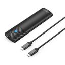 Зовнішня кишеня Orico SSD Enclosure M.2, USB 3.2 Type-C, Black (HC380503) (HC380503.M2UC)
