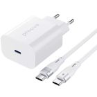 Мережевий зарядний пристрій Proove Rapid 20W White + кабель Lightning (WCRP20012102)