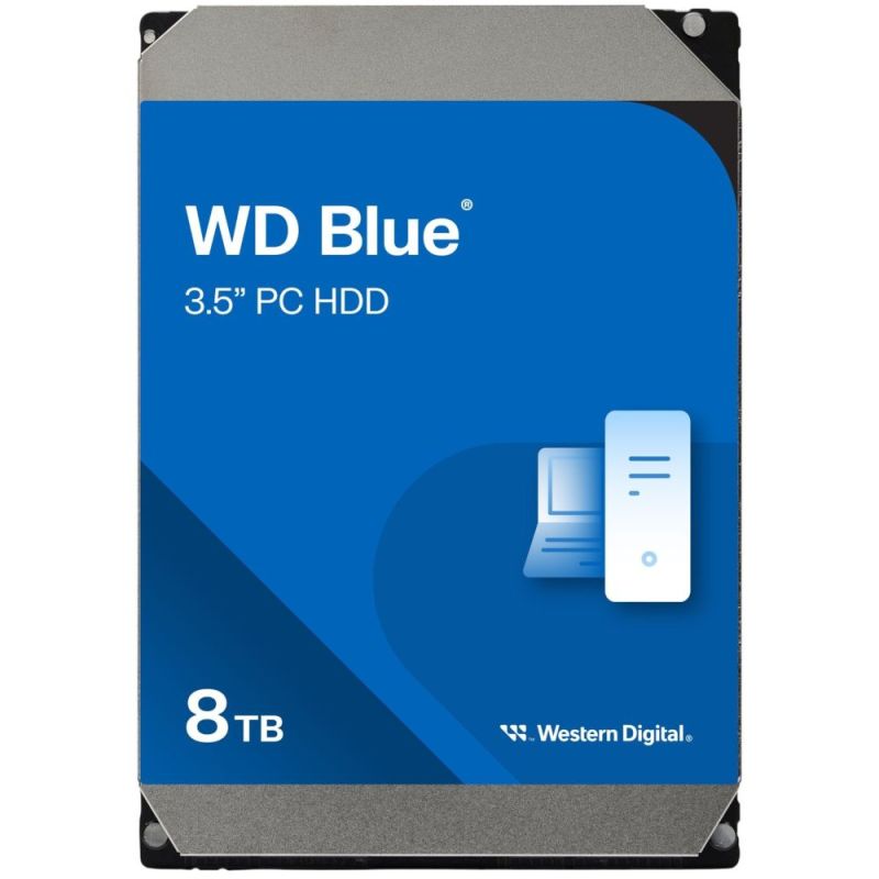 Накопитель HDD SATA 8.0TB WD Blue 5640rpm 256MB (WD80EAAZ)