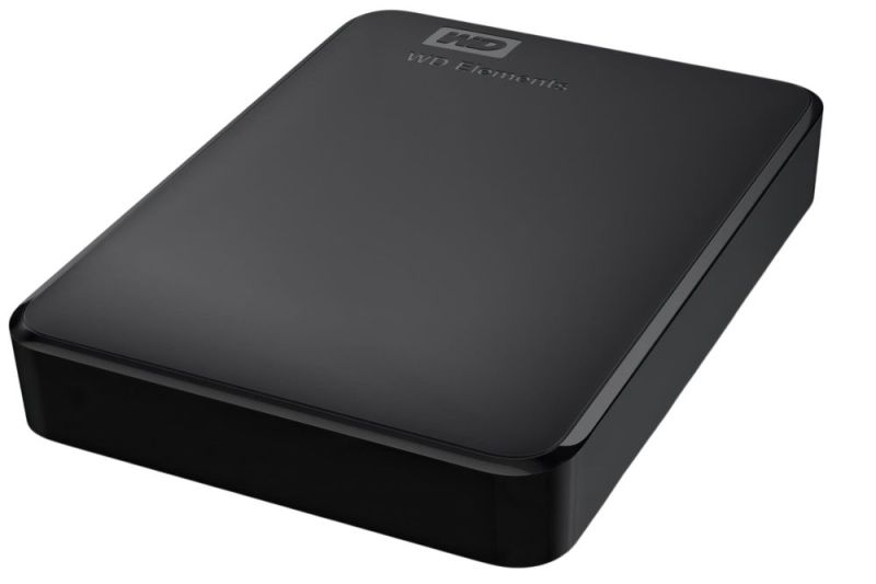 Зовнішній жорсткий диск 2.5" USB 5.0TB WD Elements Portable Black (WDBU6Y0050BBK-WESN)