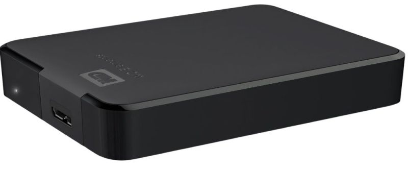 Зовнішній жорсткий диск 2.5" USB 5.0TB WD Elements Portable Black (WDBU6Y0050BBK-WESN)