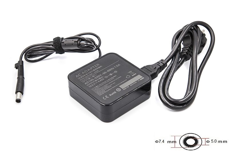 Блок питания для ноутбуков PowerPlant DELL 220V, 19.5V 90W 4.62A (7.4*5.0) wall mount
