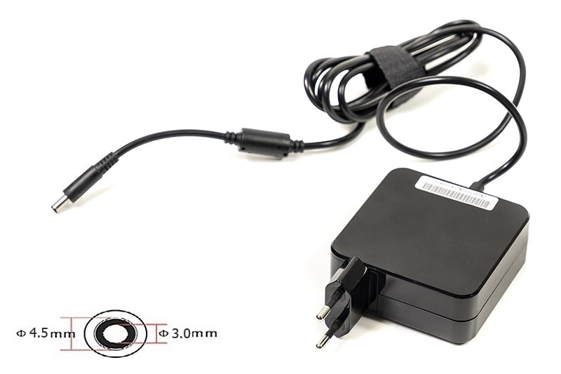 Блок живлення для ноутбуків PowerPlant DELL 220V, 19.5V 65W 3.34A (4.5*3.0) wall mount (WM-DL65G4530)