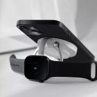 Бездротовий зарядний пристрій Proove Knocker 2 in 1 Qi2 15W White (WSPK15012002)