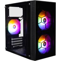 Корпус 1stPlayer X1-3F1 Black 600W (X1-3F1-BK&PS-600FK)
