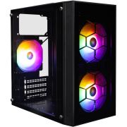 Корпус 1stPlayer Black 600W (X1-BK-3F1-PS-600FK-EU)
