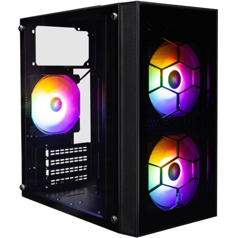 Корпус 1stPlayer Black 600W (X1-BK-3F1-PS-600FK-EU)