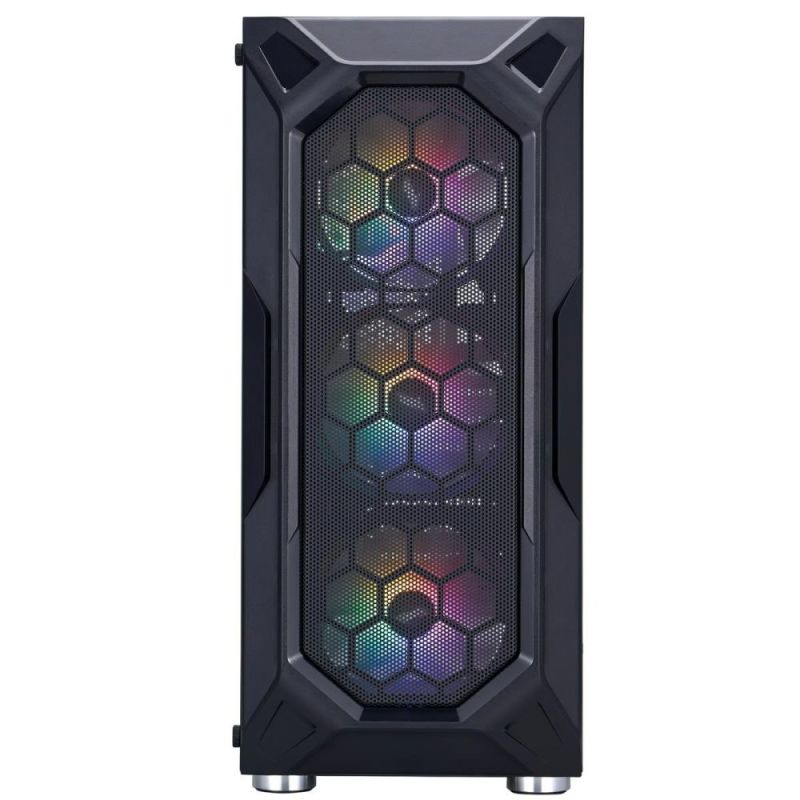 Корпус 1stPlayer Black без БЖ (X6-BK-4F1)