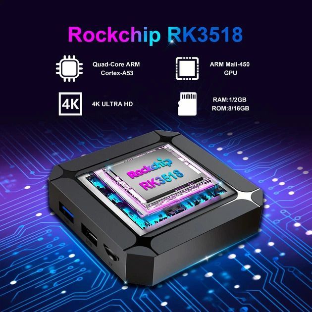 Smart-приставка X96Q Android (RK3518/2GB/16GB) (X96Q RK3518 2/16)