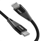 Кабель Choetech USB Type-C - USB Type-C (M/M) 100W, 1 м Black (XCC-1008)