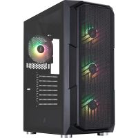 Корпус 1stPlayer Black без БЖ (XF-BK-4F7)