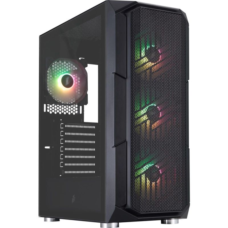 Корпус 1stPlayer Black без БЖ (XF-BK-4F7)