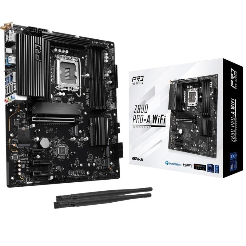 Материнська плата ASRock Z890 Pro-A WiFi Socket AM5 (Z890 PRO-A WIFI)